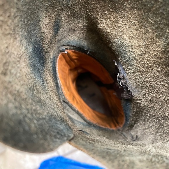 Trippen USA Sz 6(36)Brown Leather Tall Biker Boots Buckle Strap Zip Up Women's - Picture 13 of 16